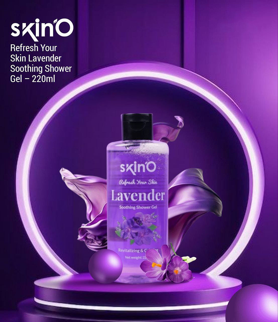 Skino Lavender Soothing Shower Gel 220ml