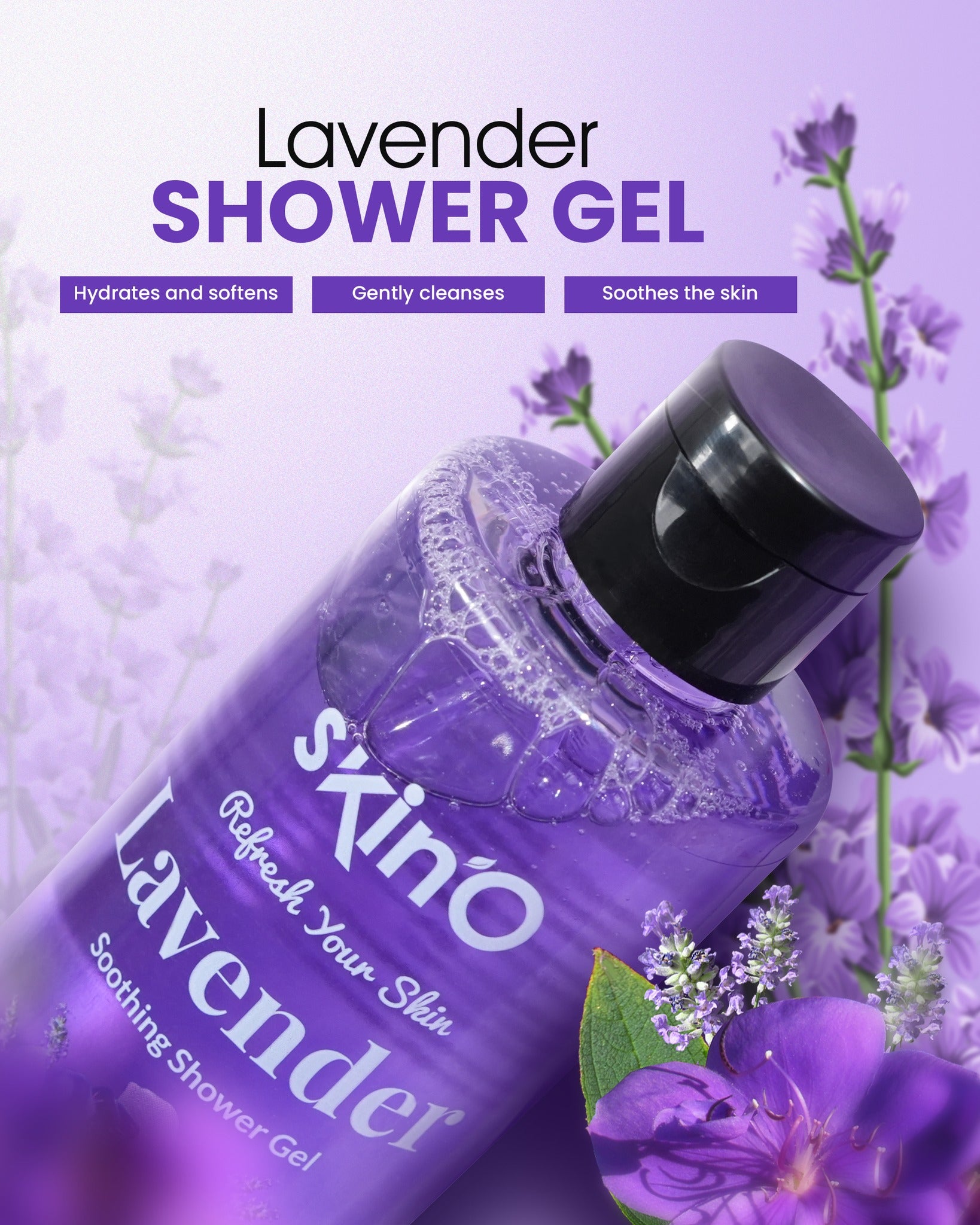 Skino Lavender Soothing Shower Gel 220ml