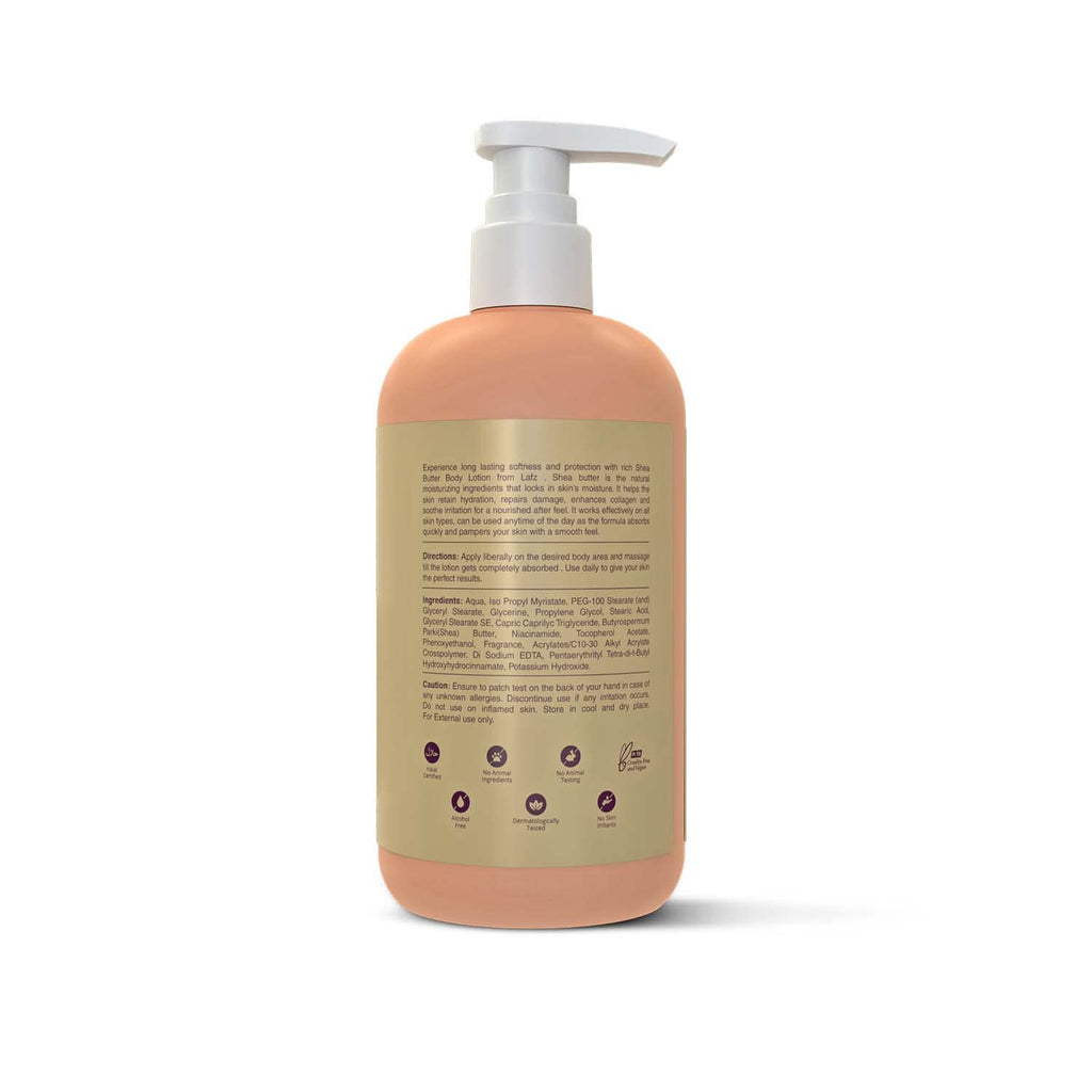 Lafz Halal Shea Butter Vitamin E Moisturizing Body Lotion 500ml