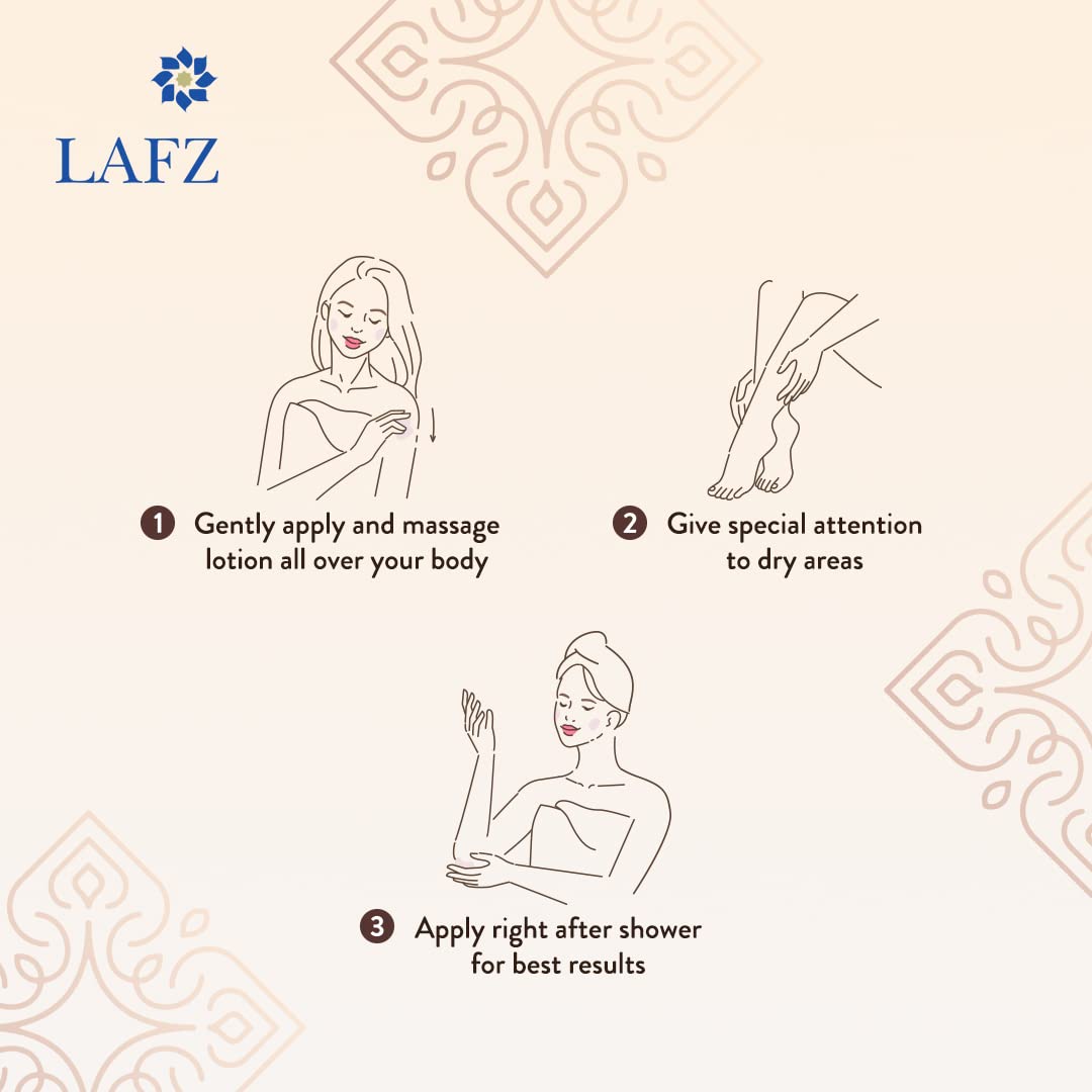 Lafz Halal Shea Butter Vitamin E Moisturizing Body Lotion 500ml
