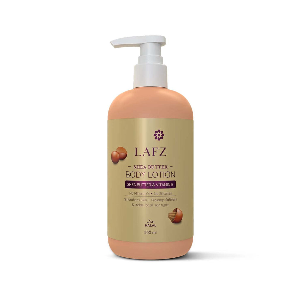 Lafz Halal Shea Butter Vitamin E Moisturizing Body Lotion 500ml