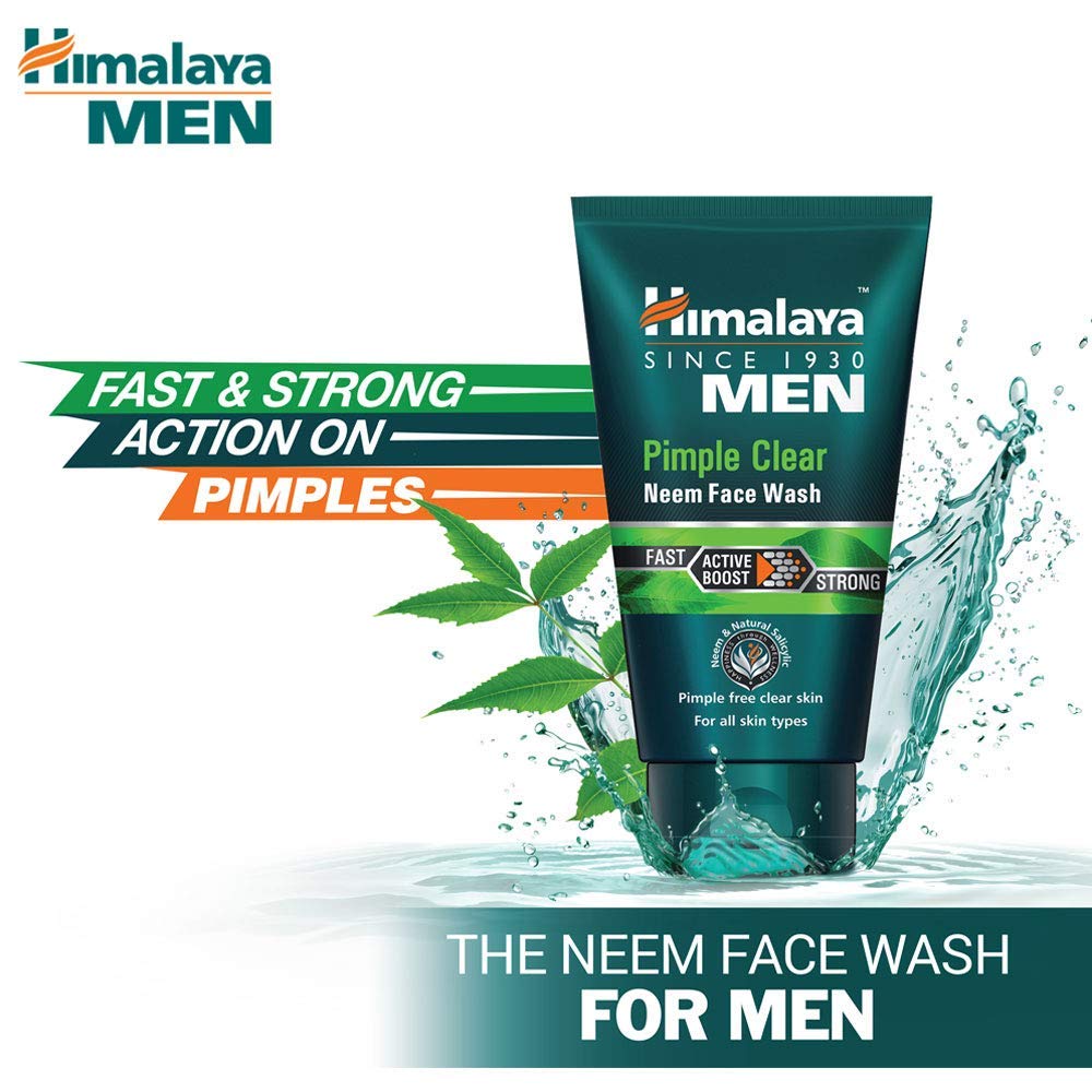 Himalaya Men Pimple Clear Neem Face Wash 100ml