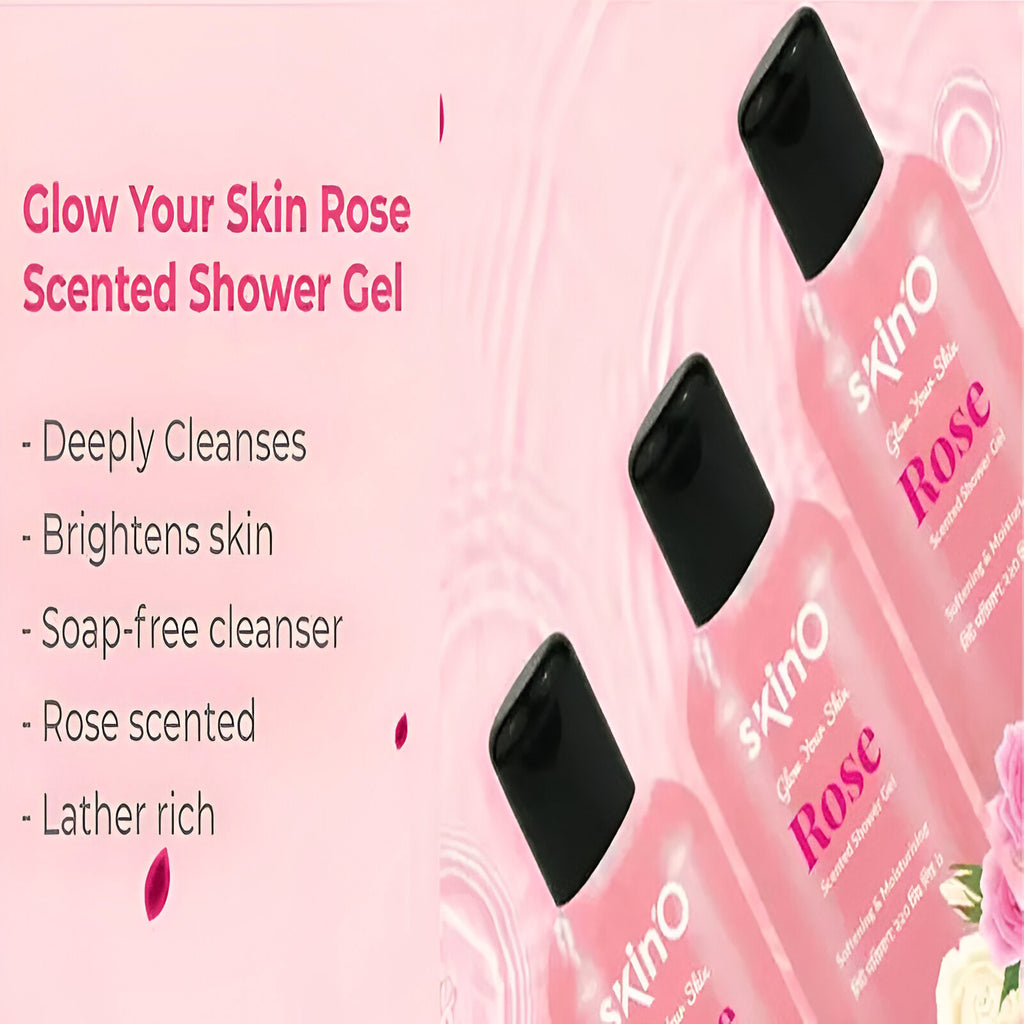 Skino Glow Your Skin Rose Scented Shower Gel 220 ml