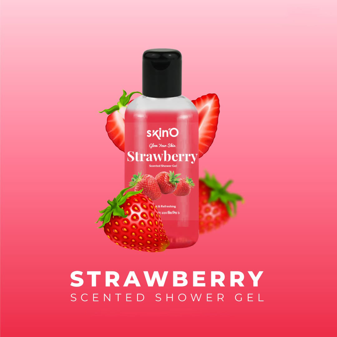 Skino Glow Your Skin Strawberry Scented Shower Gel 220ml