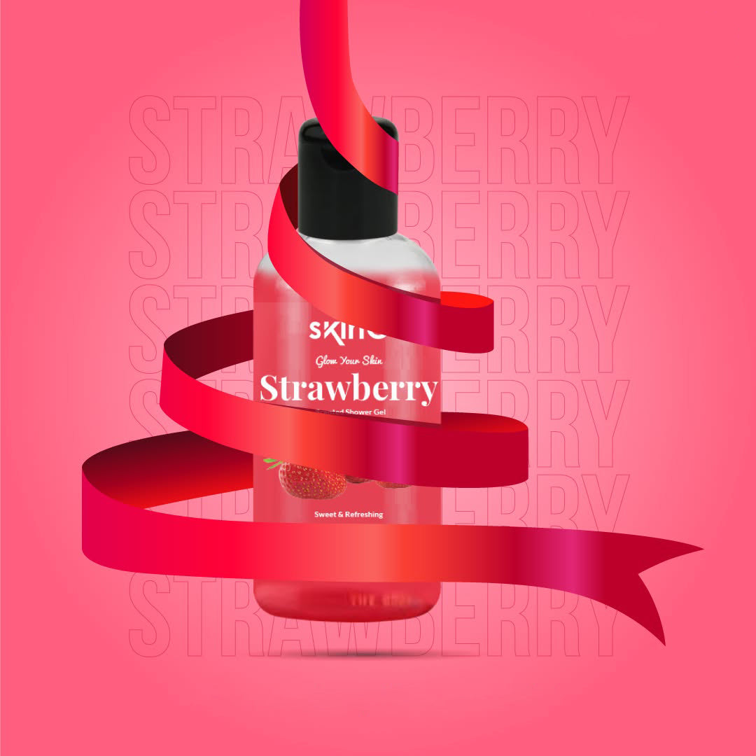 Skino Glow Your Skin Strawberry Scented Shower Gel 220ml