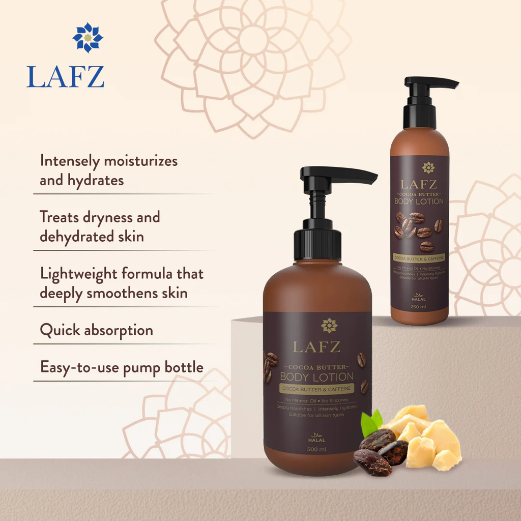 Lafz Cocoa Butter Moisturizing Body Lotion 500ml