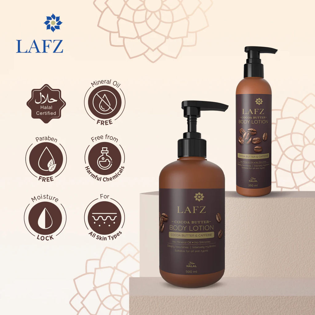 Lafz Cocoa Butter Moisturizing Body Lotion 500ml
