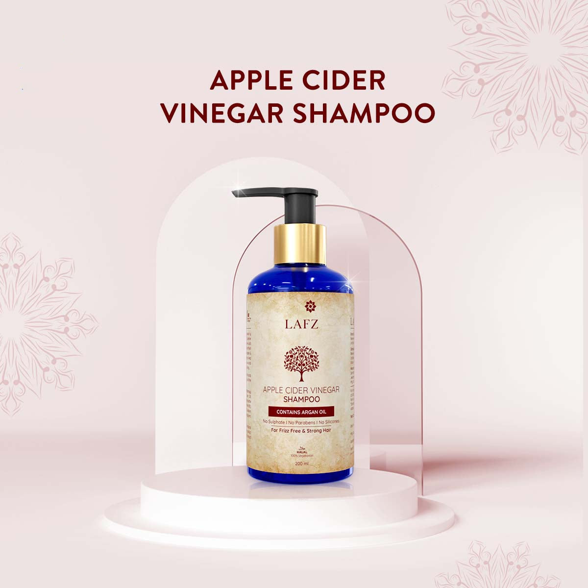 Lafz Apple Cider Vinegar Halal Certified Shampoo 200ml