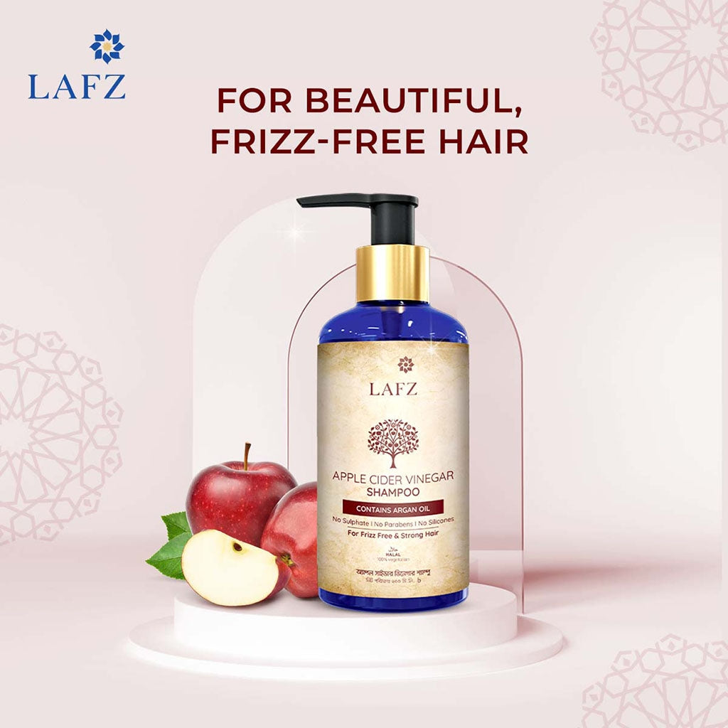 Lafz Apple Cider Vinegar Halal Certified Shampoo 200ml